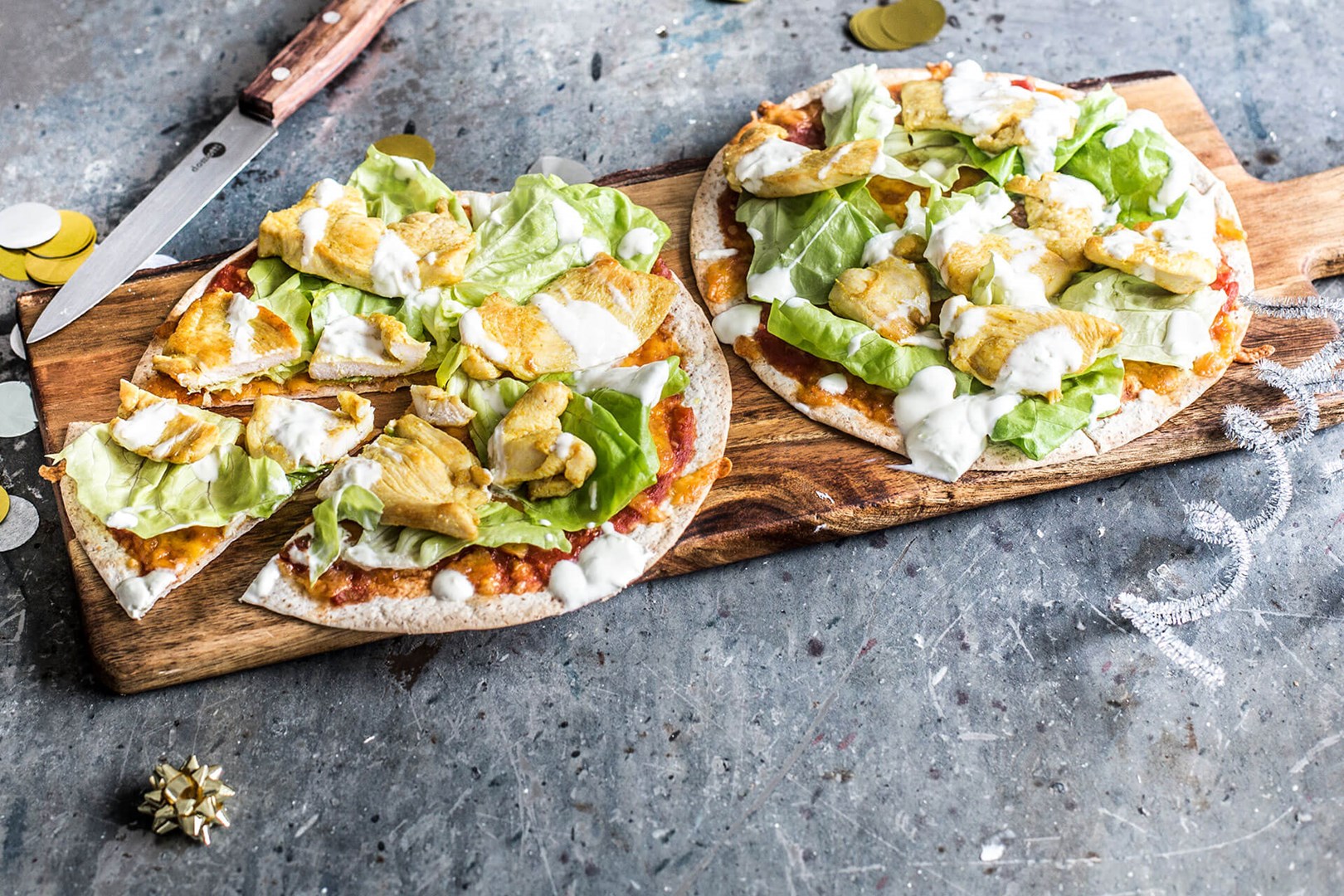 Tostadas mit Chicken