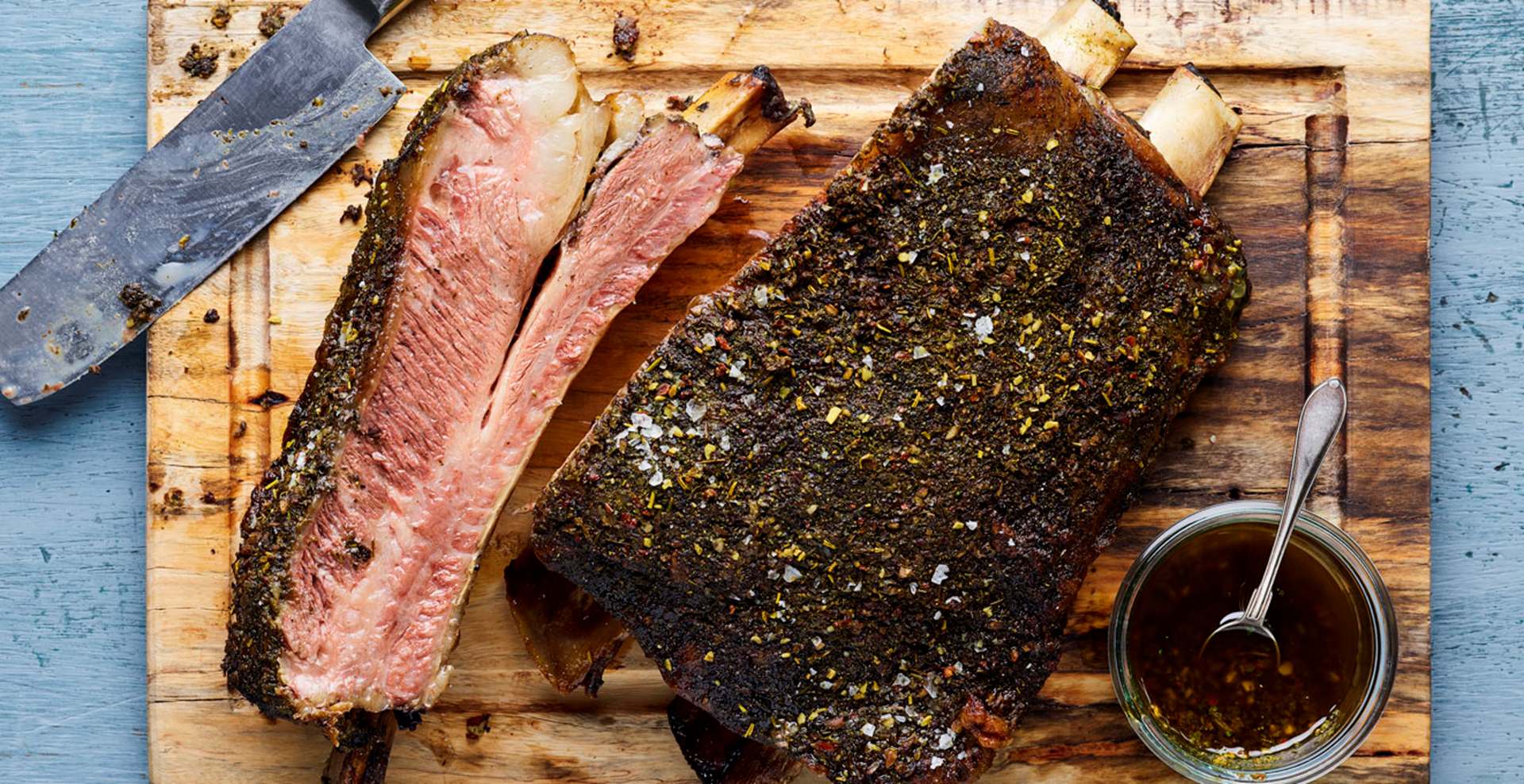 Argentinska short ribs med chimichurri