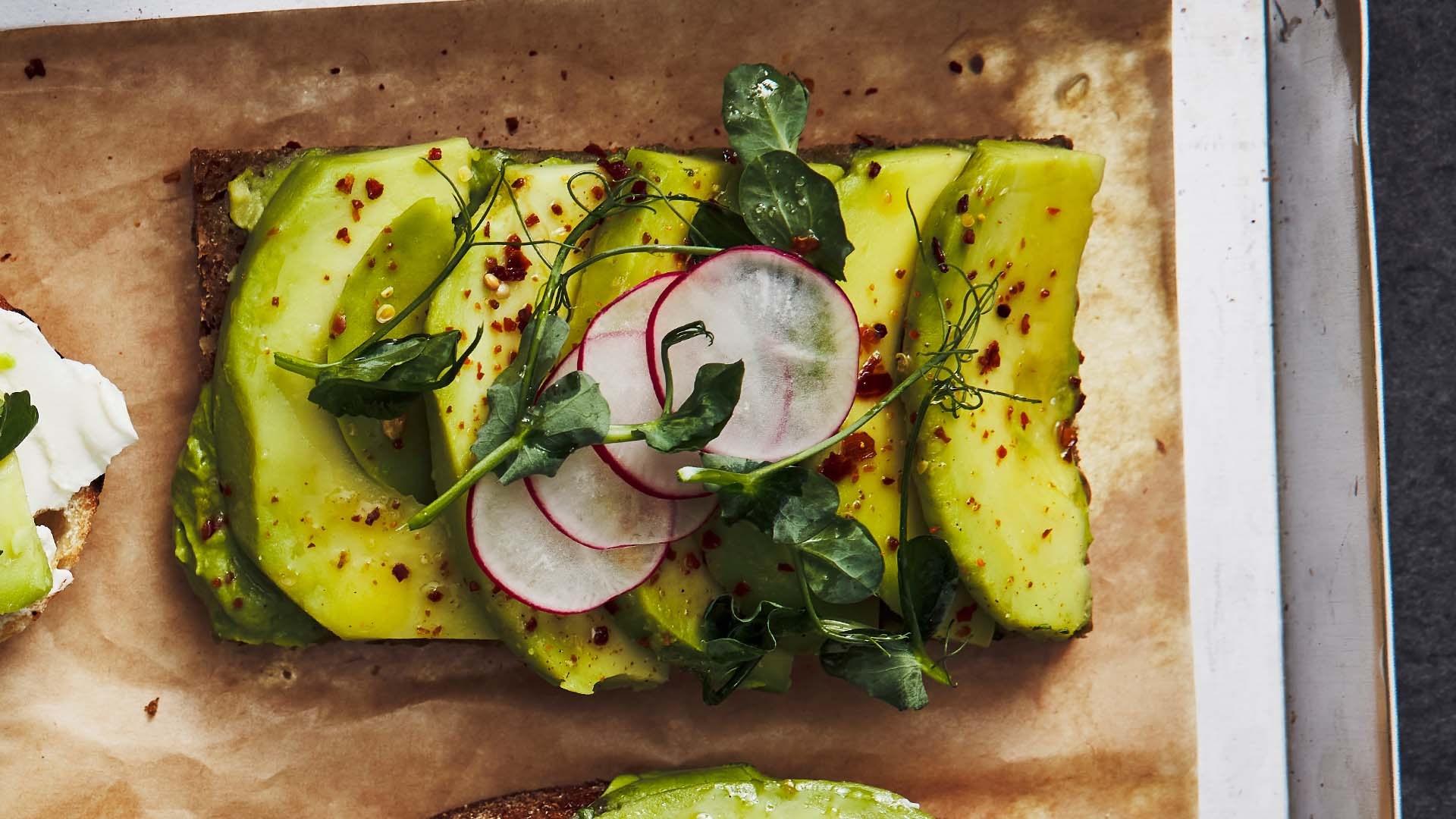 Backyard avocado toast