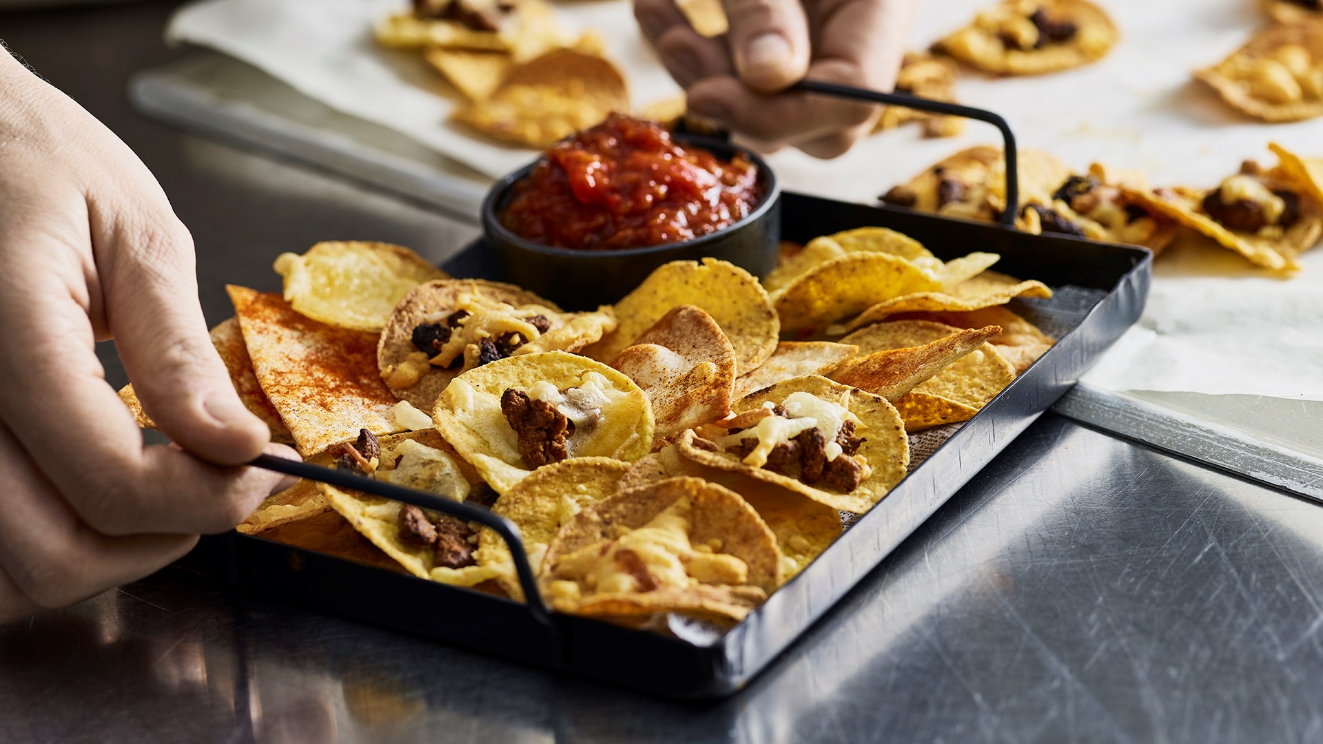 Tortillachips met paprikasmaak