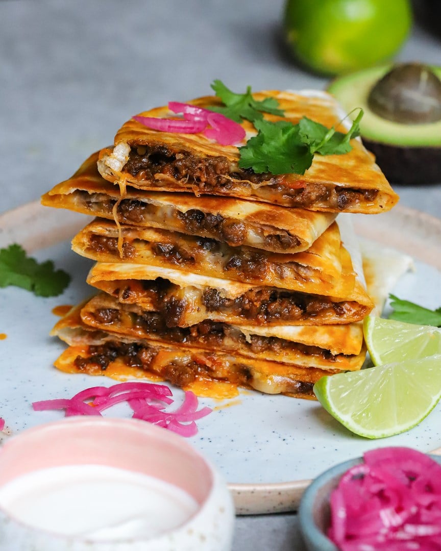 Kesadilijos su Taco jautiena