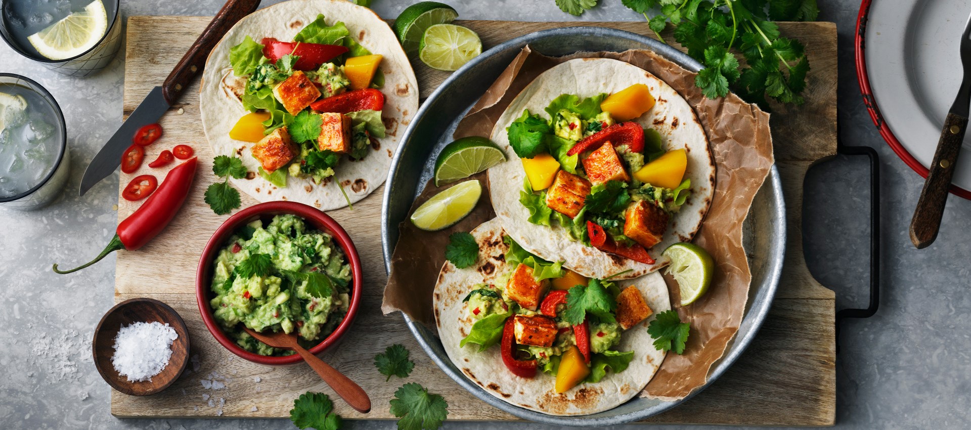 Smoky Halloumi Taco