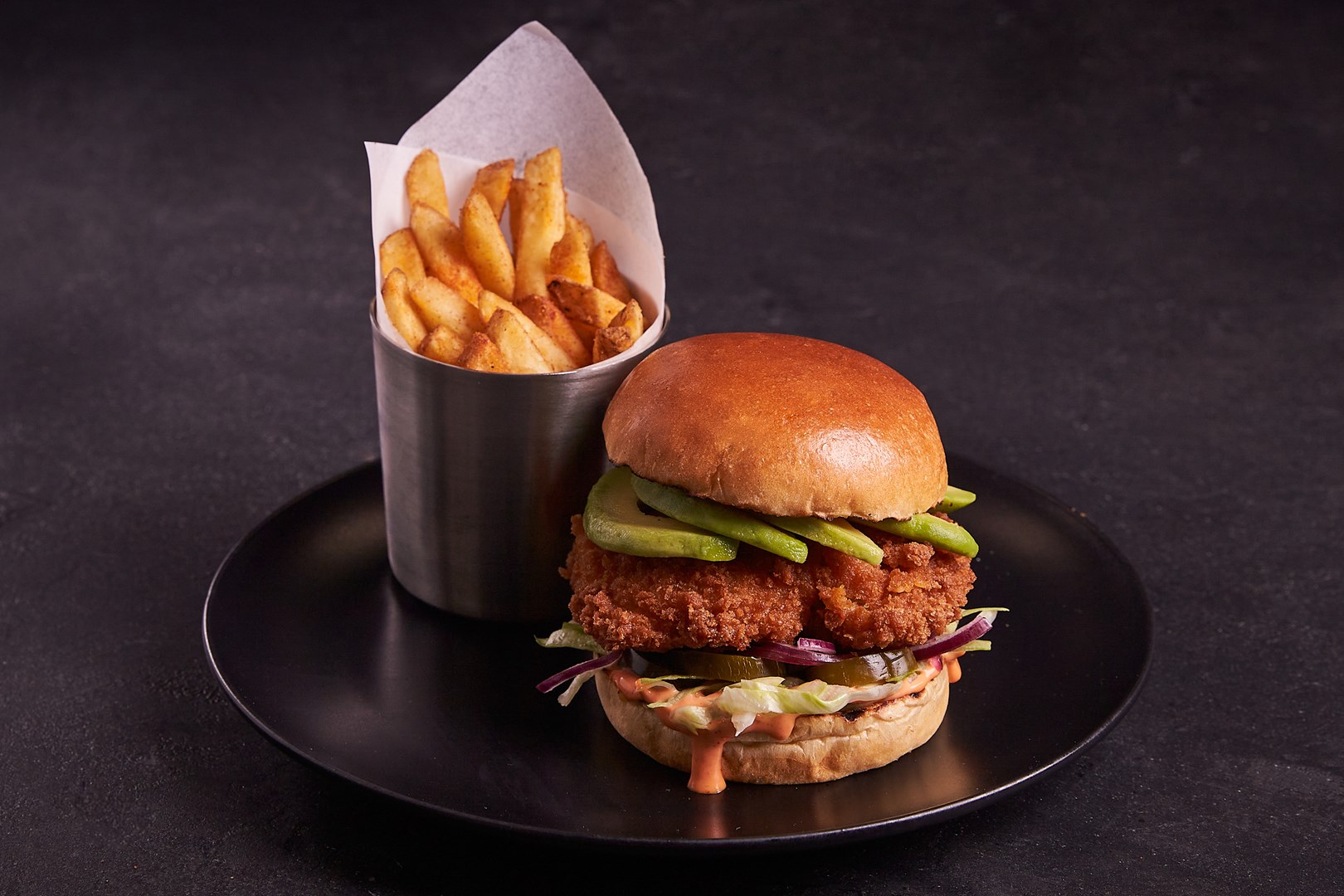 Chicken Avocado Burger