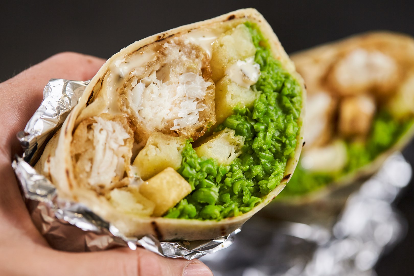 Fish and Chip Burrito