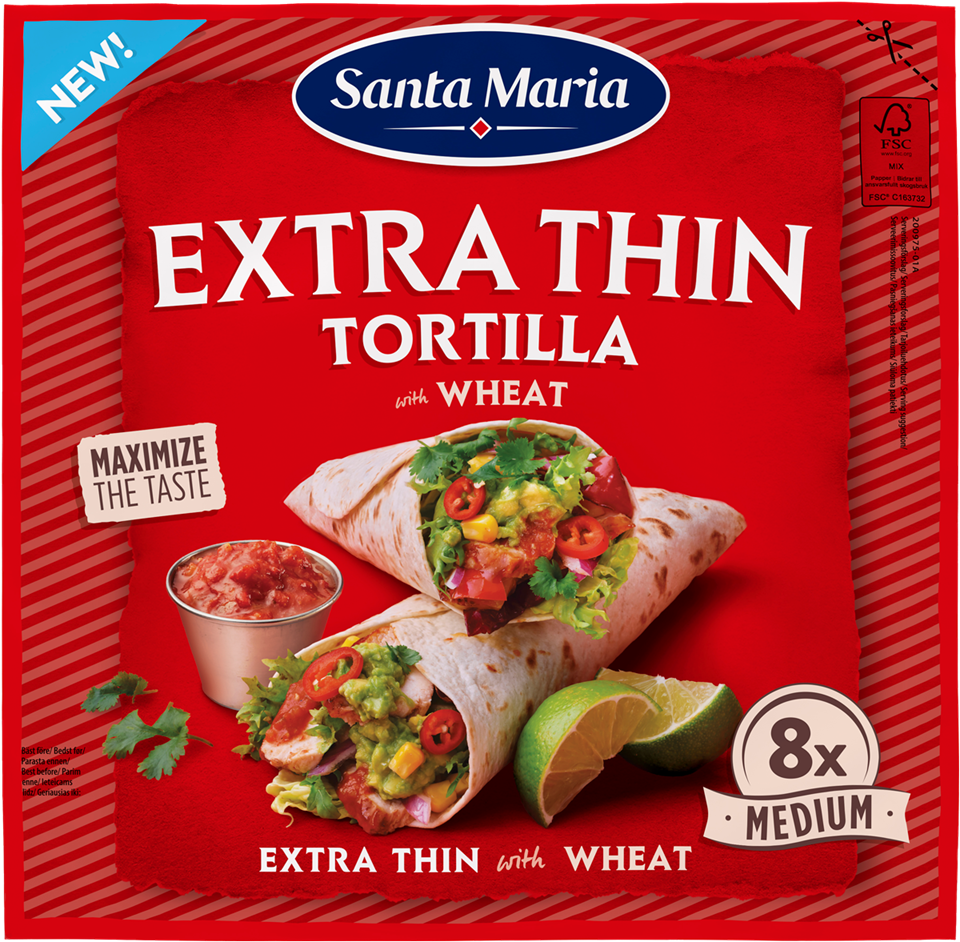 Eriti õhukesed nisutortillad