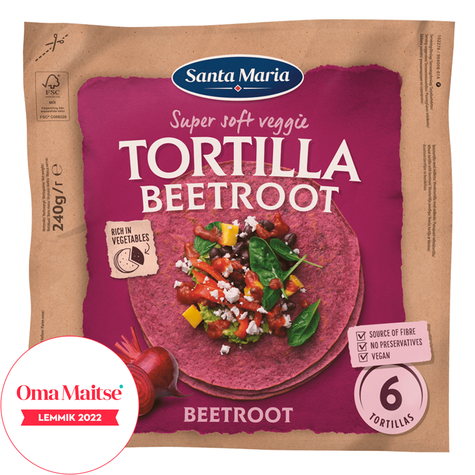 Nisutortilla peediga