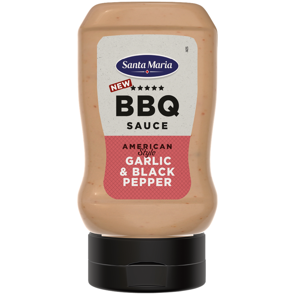 BBQ mērce ar ķiplokiem un pipariem