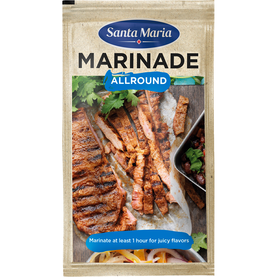 BBQ allround marinad i påse till kött, kyckling och fågel.