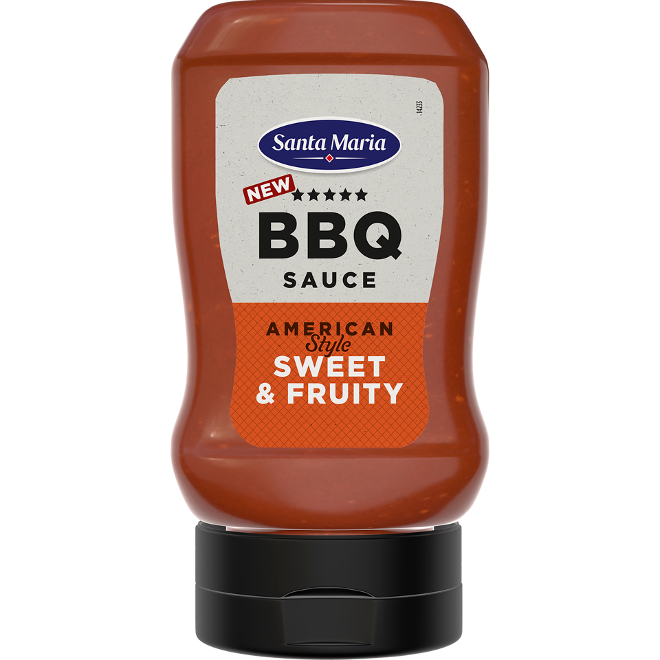 Pulloa BBQ-kastiketta, makuna Sweet & Fruity