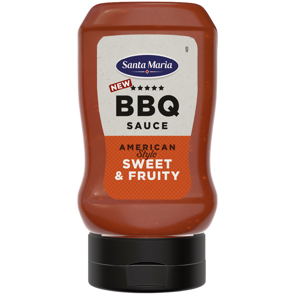 BBQ mērce ar saldu un augļainu garšu