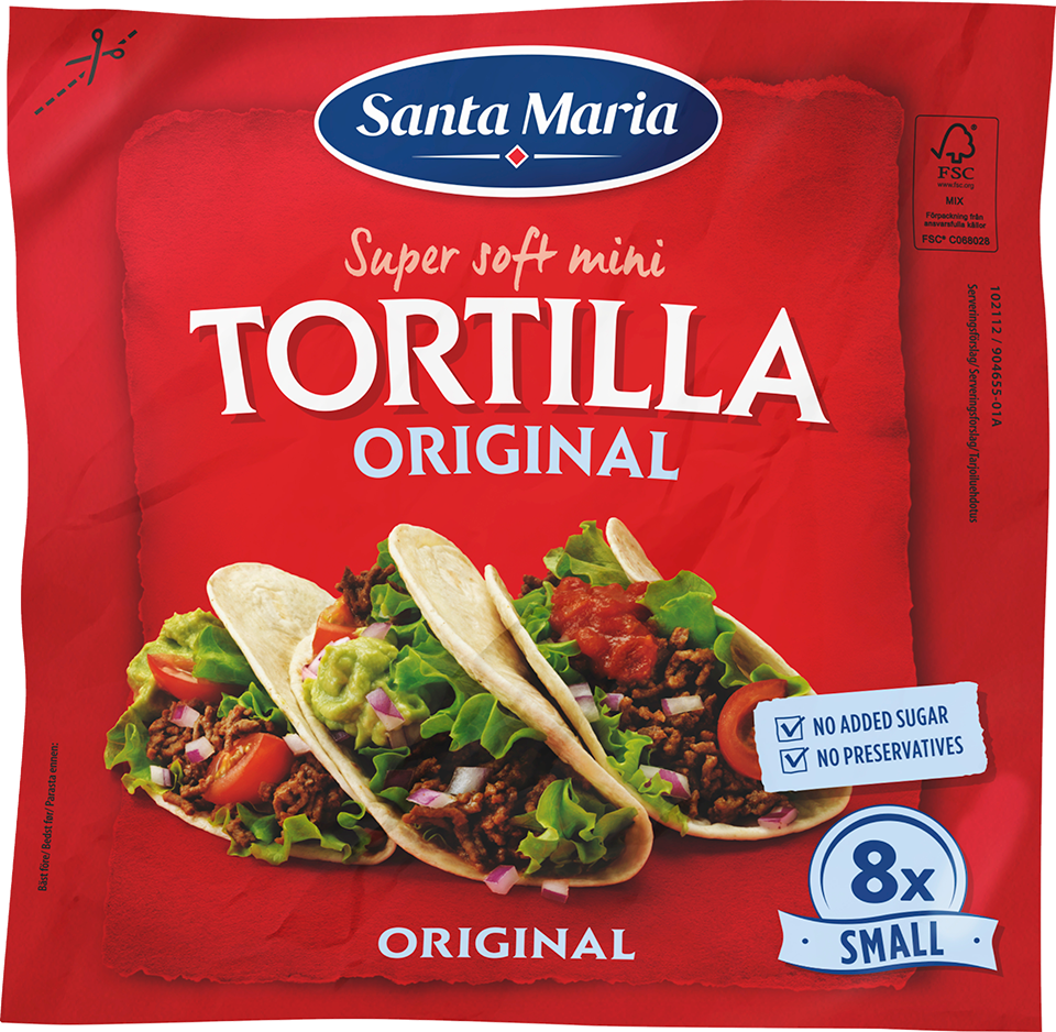 Verpakking tortilla small
