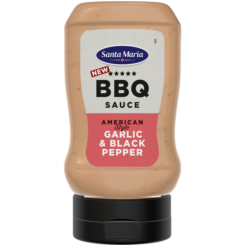 Pulloa BBQ-kastiketta, maultaan valkosipuli & mustapippuri