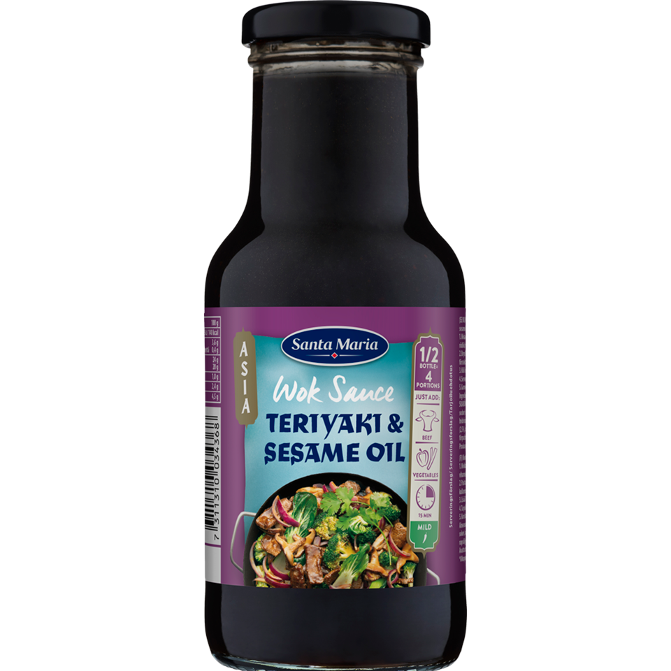 Wok Sauce Teriyaki & Sesame Oil 