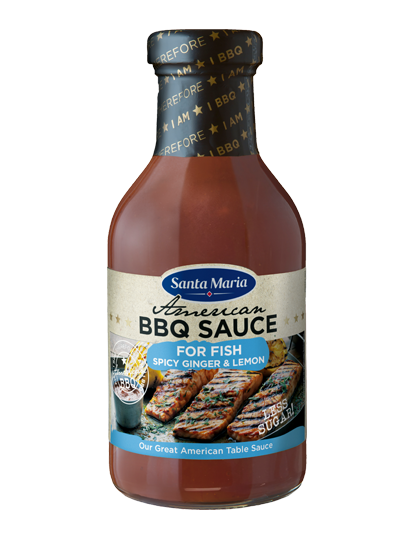 American BBQ Sauce for Fish - Spicy Ginger & Lemon