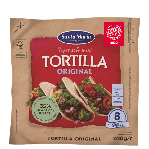 Verpakking tortilla small