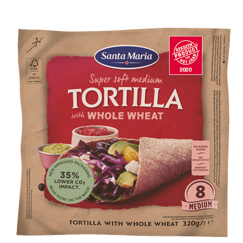 verpakking met 8 tortilla's