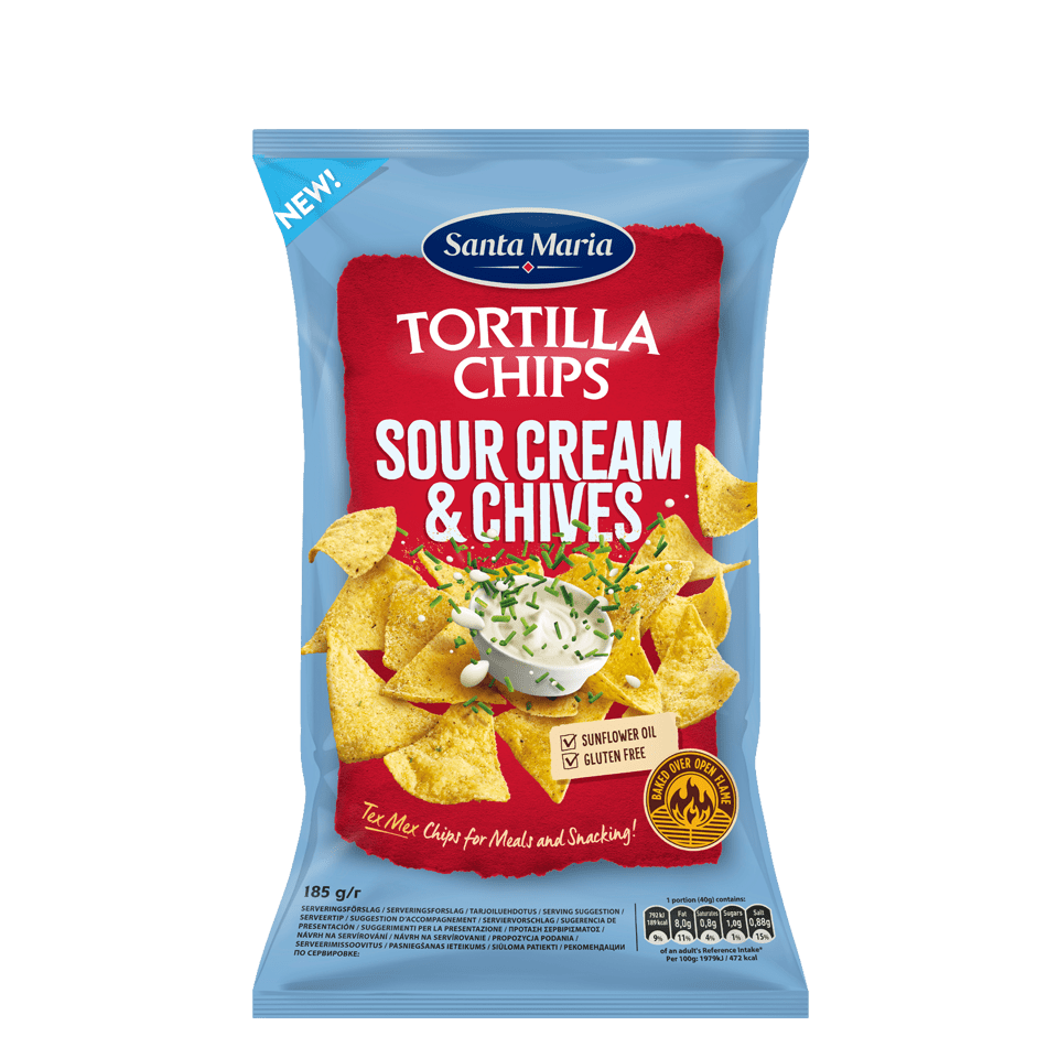 Tortilla Chips Sourcream & Chives
