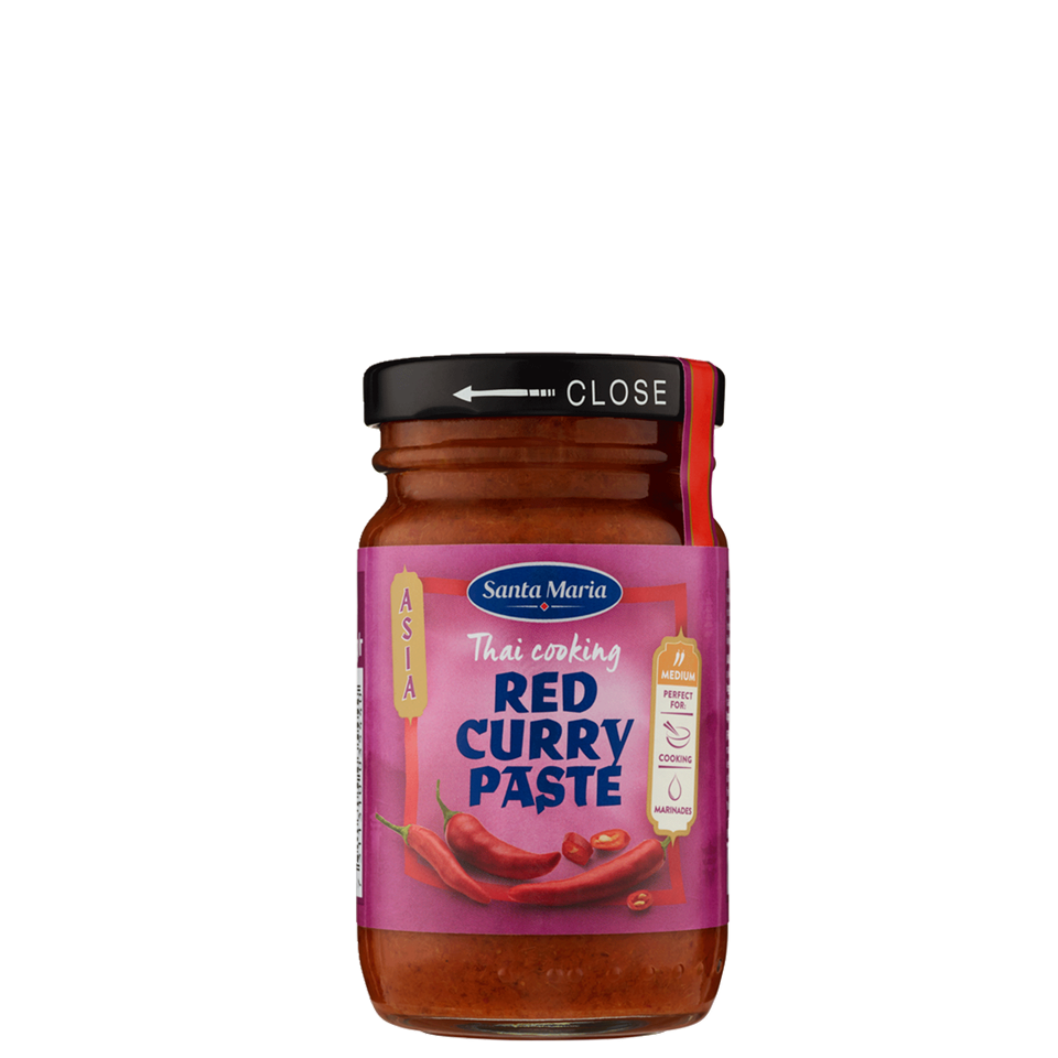 Burk med Curry Paste Red