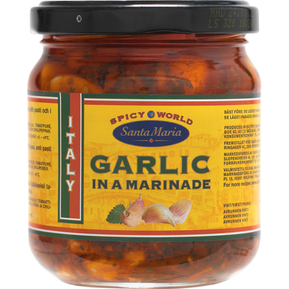 Garlic in a Marinade