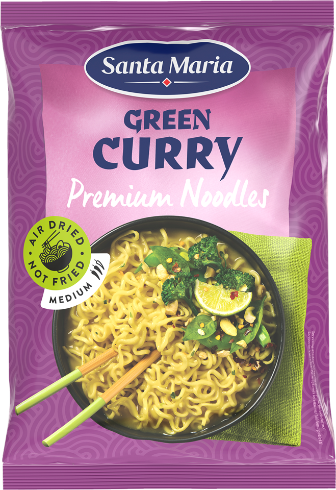 Premium Noodles Green Curry 