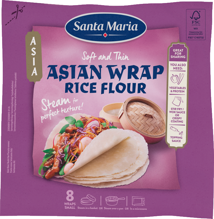 Asian Wrap Rice Flour Small