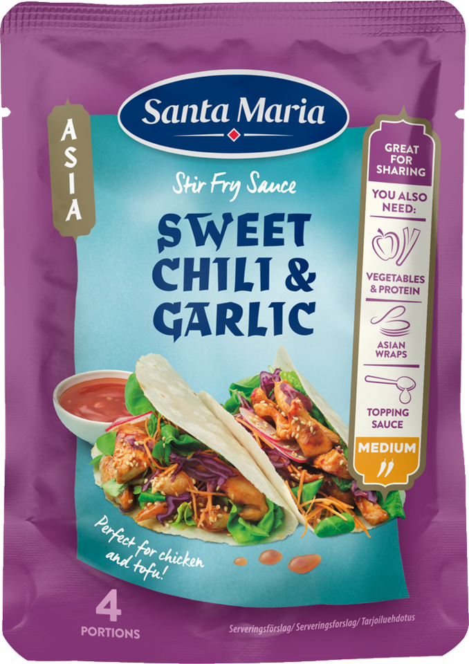 Stir fry sweet chili garlic bag