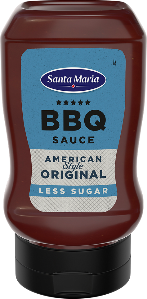 Pudel BBQ-kastet vähendatud suhkrusisaldusega