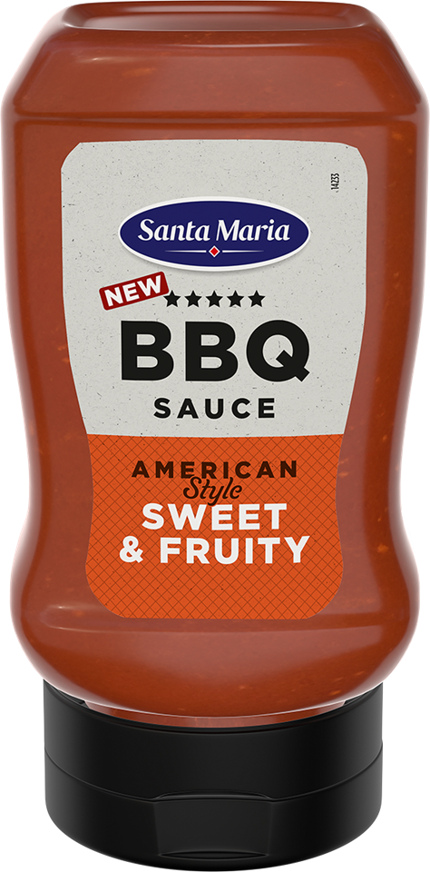 Pudel BBQ-kastet magusa ja puuviljase maitsega