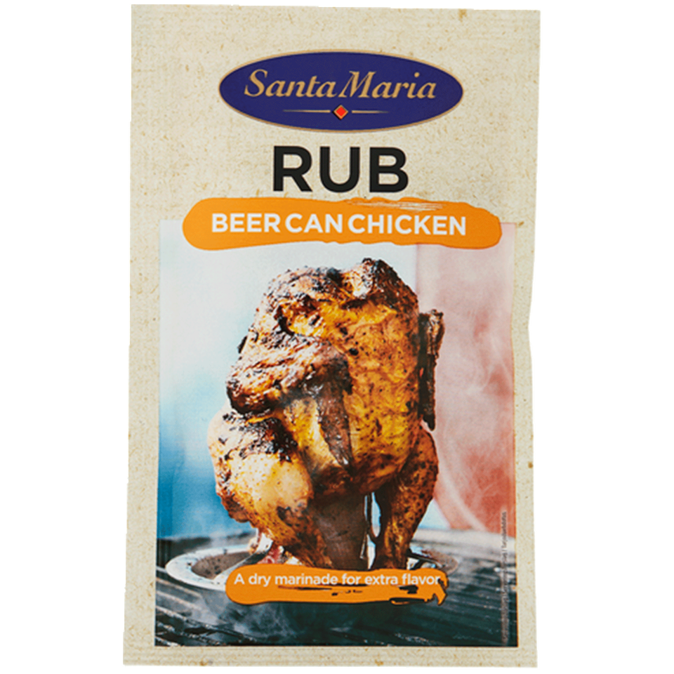 BBQ Rub Beer Can Chicken