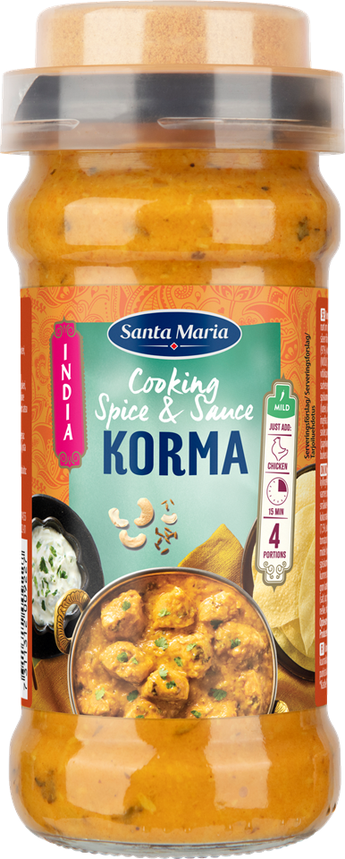 burciņa ar Korma mērci