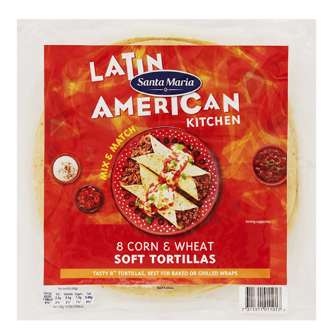 Corn & Wheat Soft Tortillas
