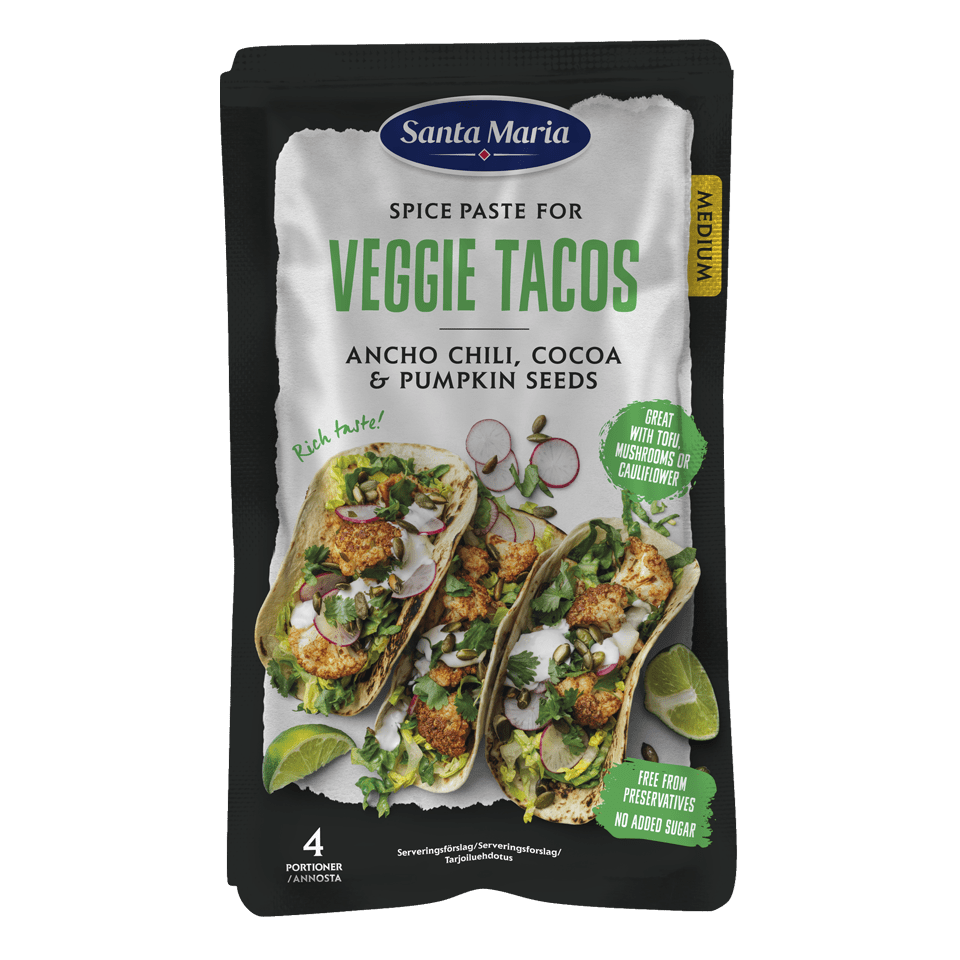 Spice Paste Veggie Taco