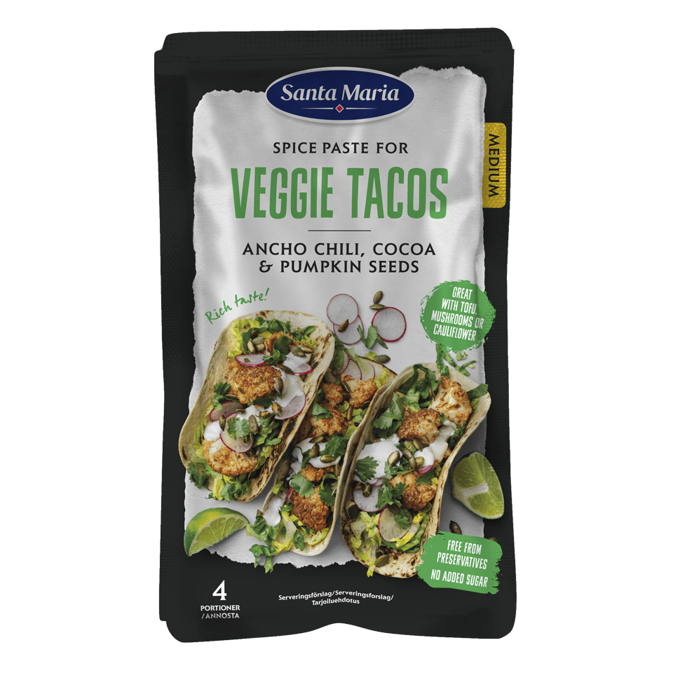 Spice Paste Veggie Tacos