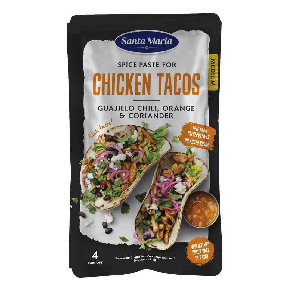 Spice Paste Chicken Tacos