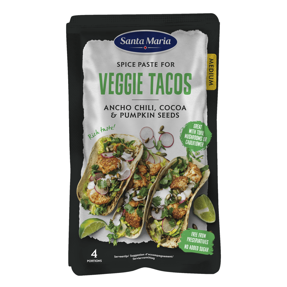 Spice Paste Veggie Tacos