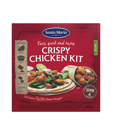 Crispy Chicken Dinner Kit- 墨西哥脆雞肉玉米餅套裝