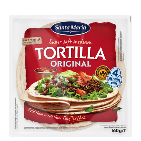 Santa maria tortilla kcal