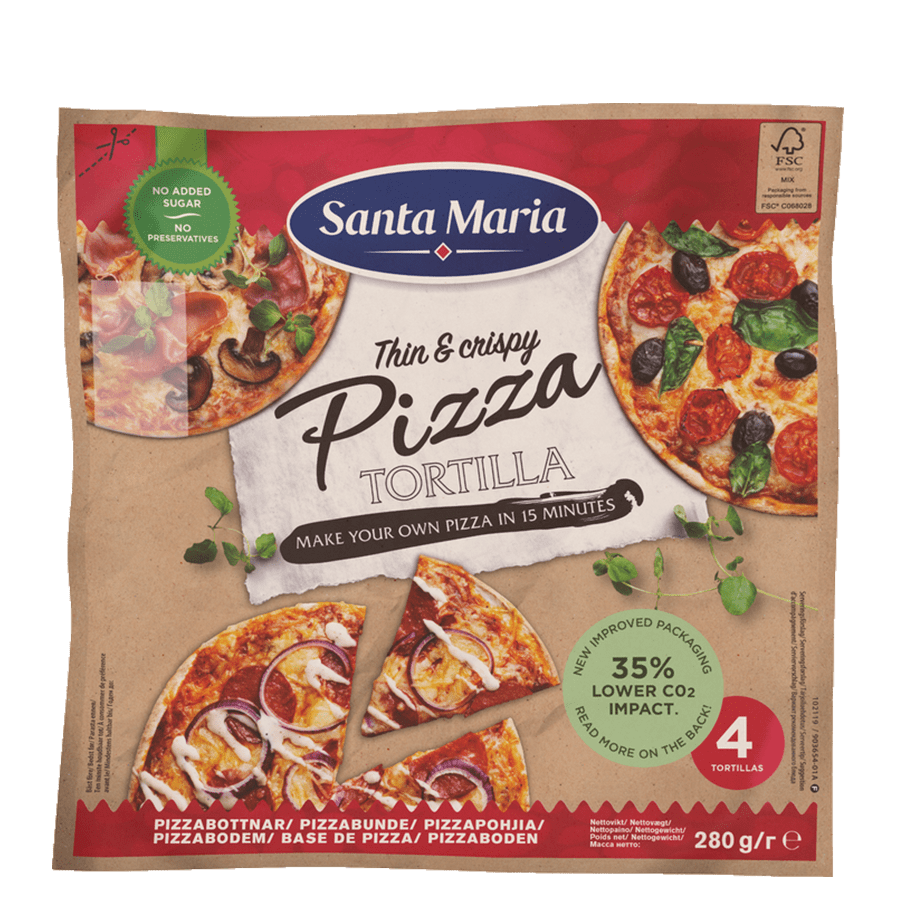 Pizza Tortilla (4er Pack)