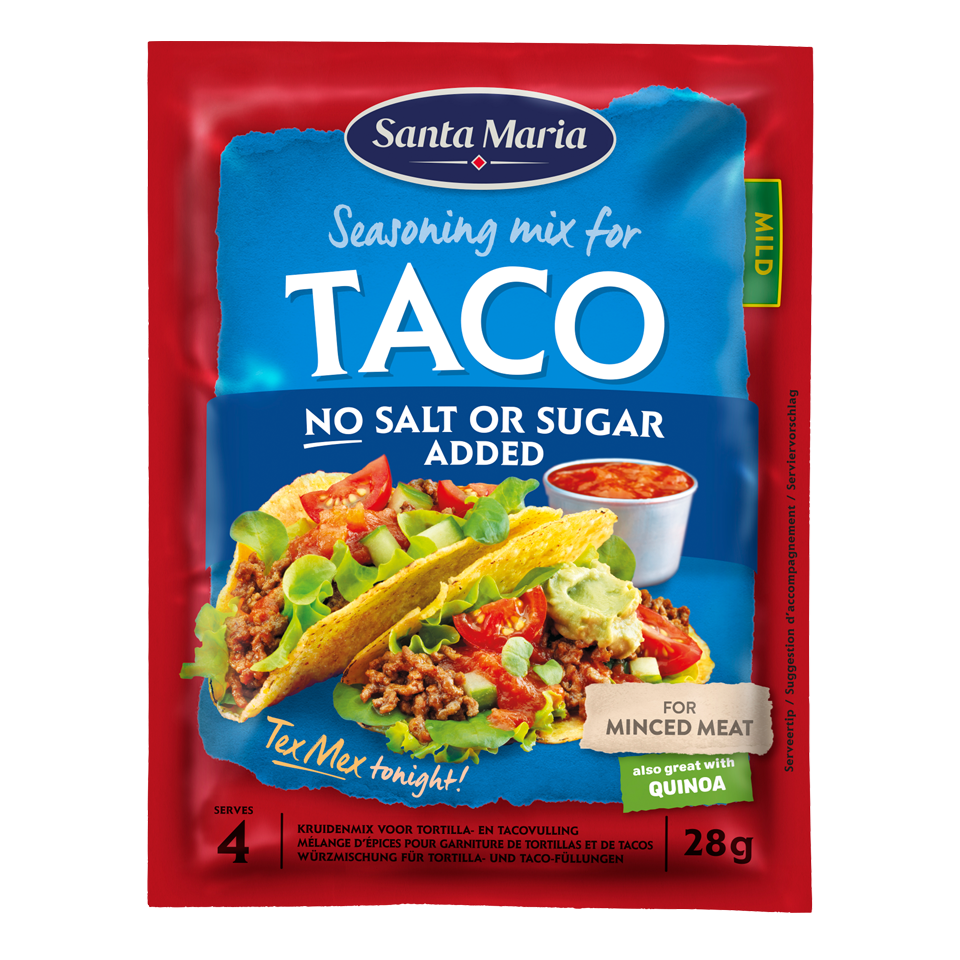 Santa Maria Taco Seasoning Mix No Salt Added