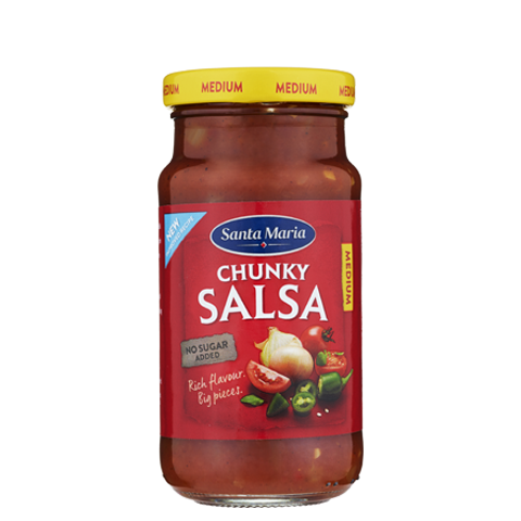 Sarkano tomātu salsa vidēji asa