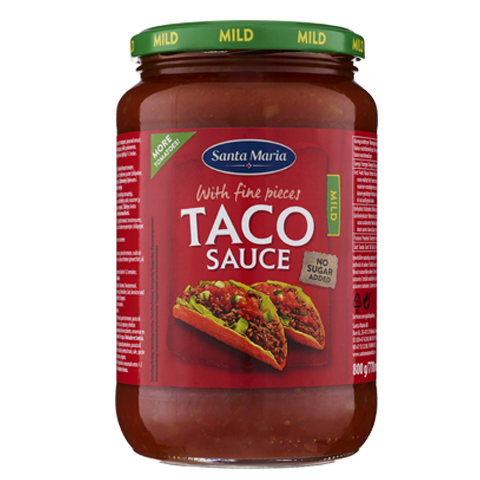 Mild tacosås i burk 