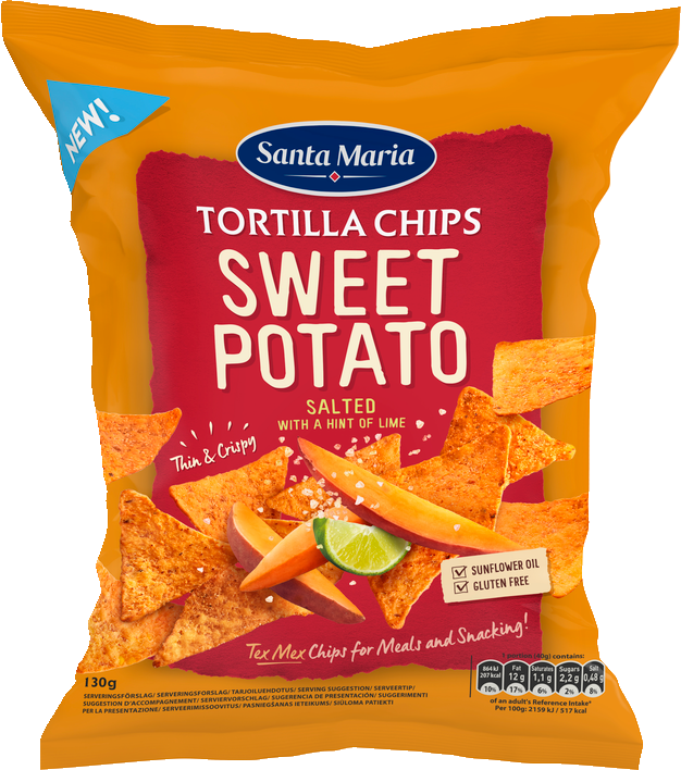 Tortilla Chips Sweet Potato