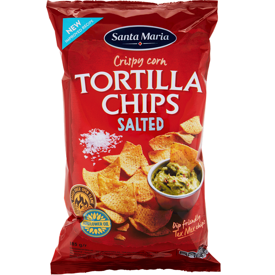 Tortilla Chips með salti