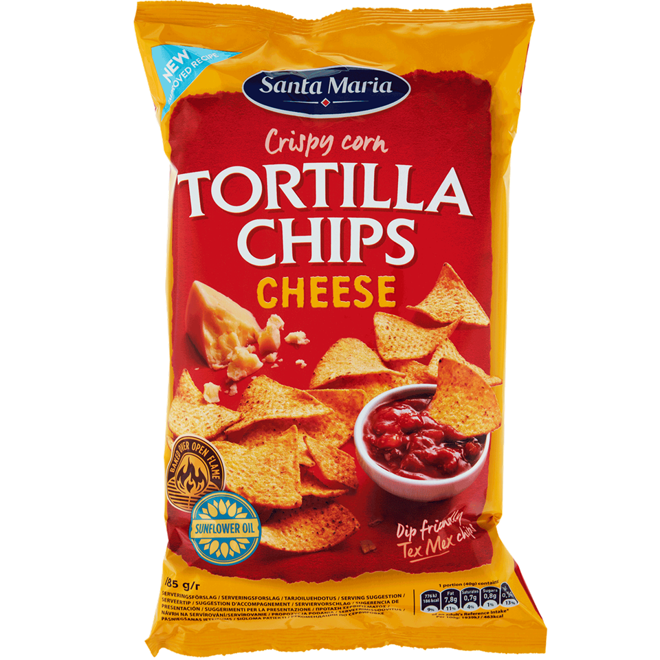 Cheesy Tortilla Chips