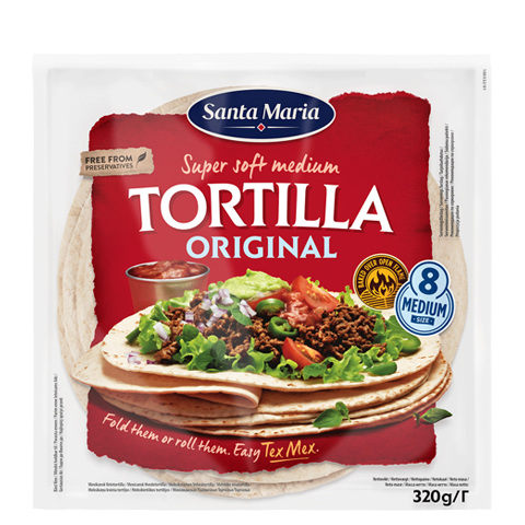 Tortilla Original Medium (8 pack)