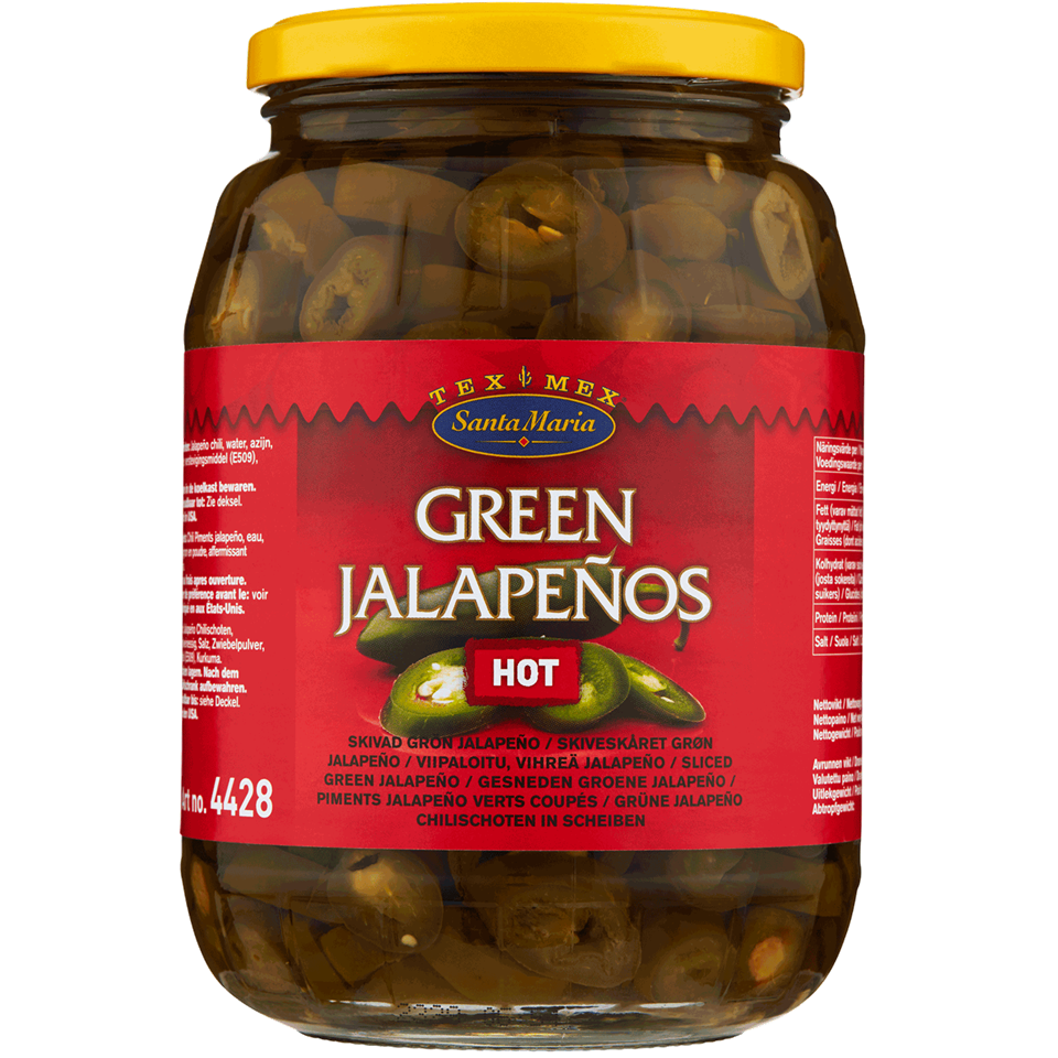 Jalapeños Green Hot 900 g