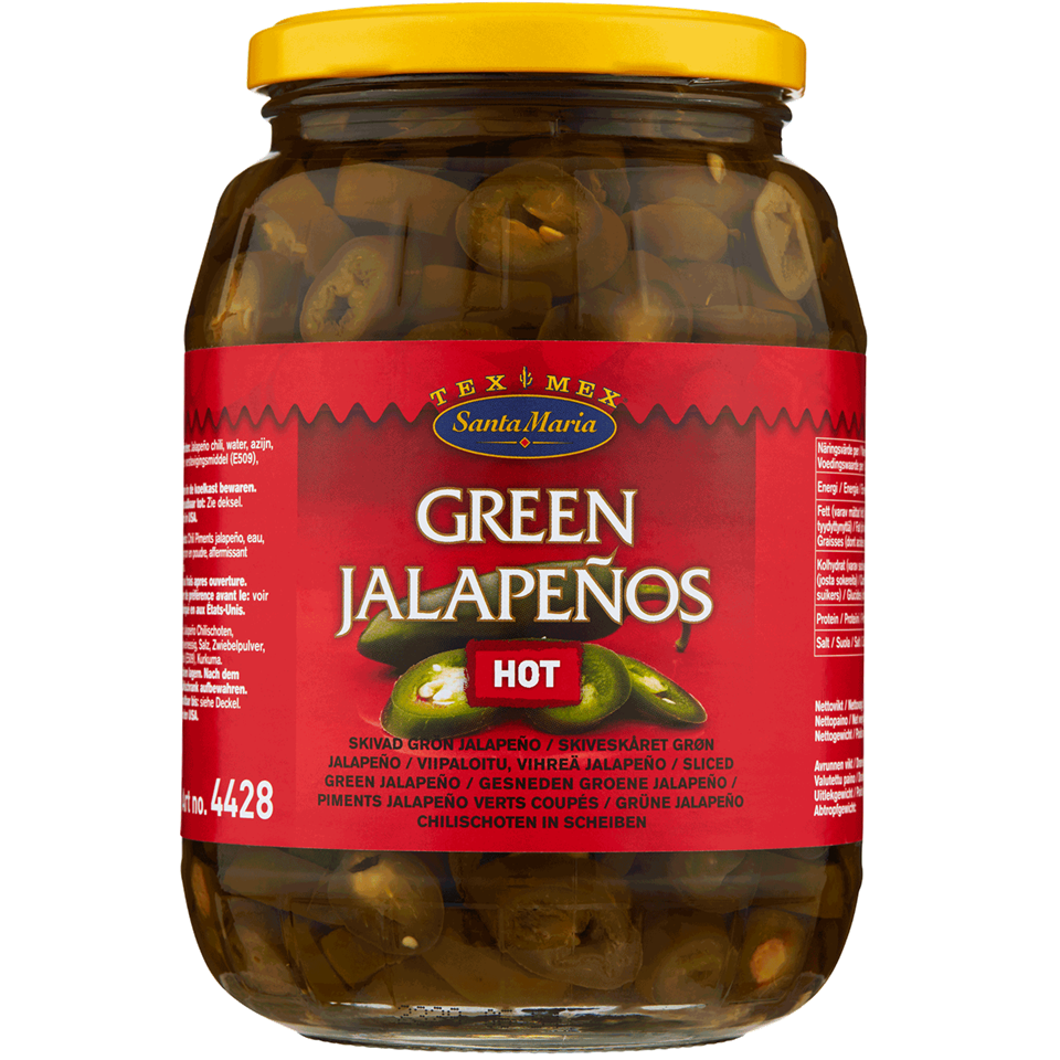 Green Hot Jalapeño Sliced