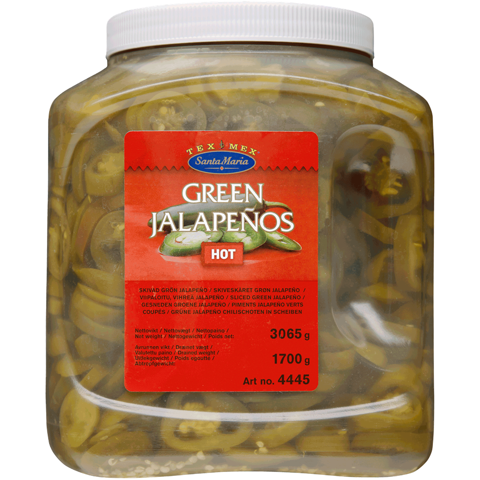 Jalapeños Green Hot 3065g