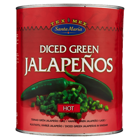 Jalapeno diced 2900 g