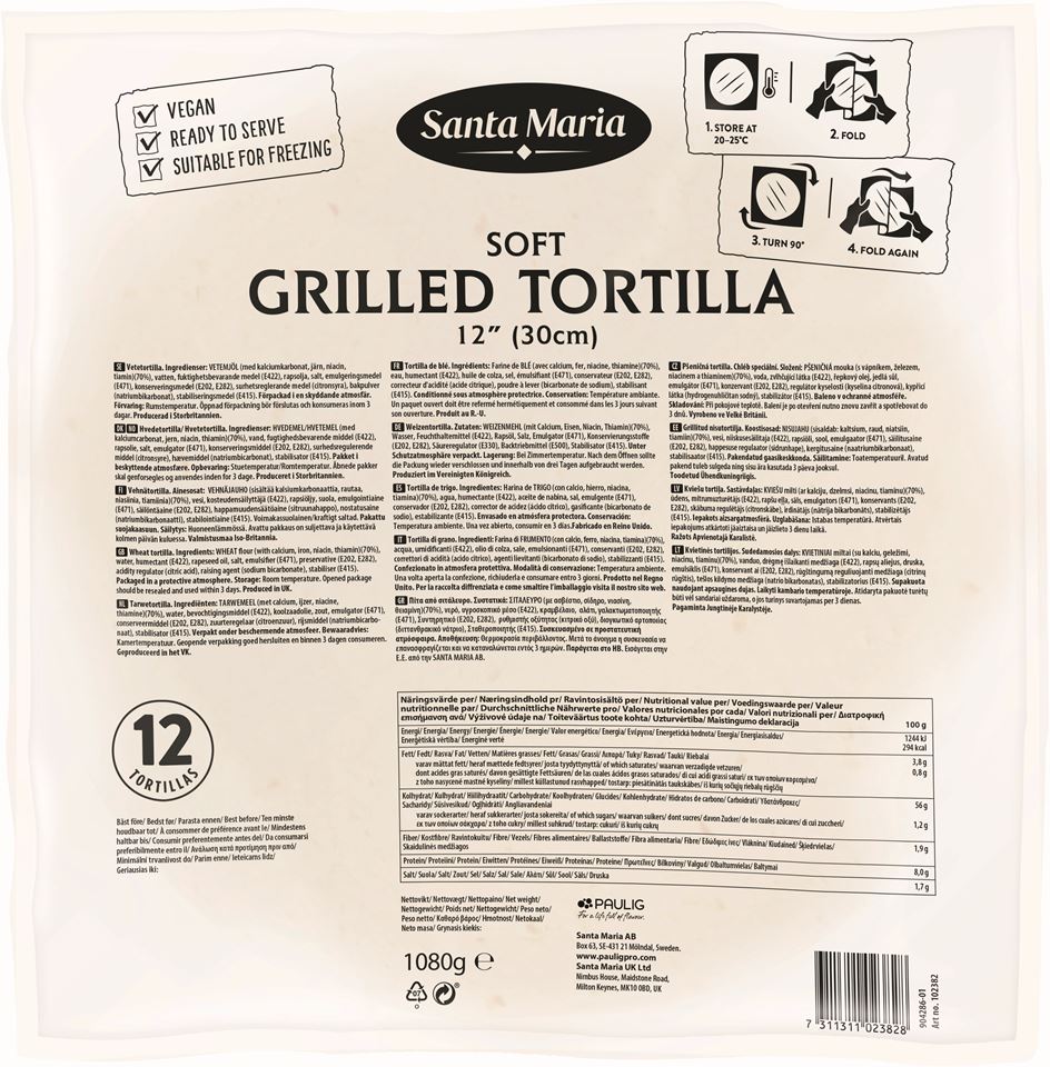 Grill Mark Tortilla
